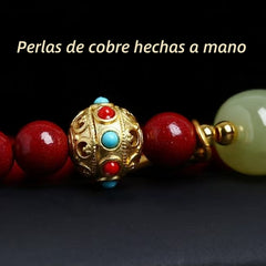 Pulsera riqueza cinabrio