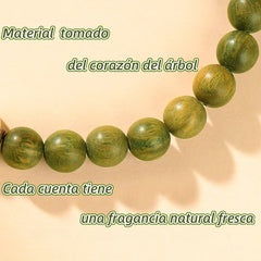 Pulsera sándalo verde/Garra de gato