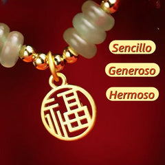 Pulsera de cinabrio marca Fu